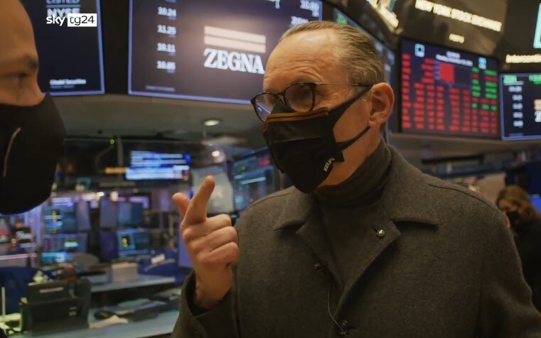 Zegna on Sky TG24: “I’m proud, a new path for Italian business has been traced”