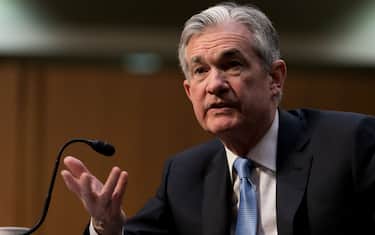 (171128) -- WASHINGTON Nov. 28, 2017 (Xinhua) --U.S. Federal Reserve System Chairman nominee Jerome Powell testifies in front of the Senate Banking Committee at the Capitol in Washington D.C., United States of America on Nov 28, 2017. (Ting Shen/Xinhua) (Photo by Xinhua/Sipa USA)