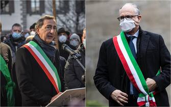 I sindaci di Milano e Roma