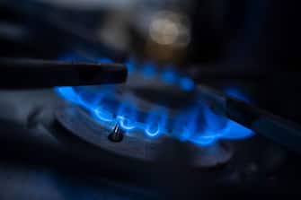 24 February 2022, Baden-Wuerttemberg, Stuttgart: A gas flame burns on a kitchen stove. In view of Russia's invasion of Ukraine, the gas industry currently considers the gas supply for Germany to be secure. Photo: Marijan Murat/dpa (Photo by Marijan Murat/picture alliance via Getty Images)