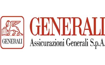 Logo Assicurazioni Generali Spa. ANSA\INTERNET +++ NO SALES - EDITORIAL USE ONLY +++