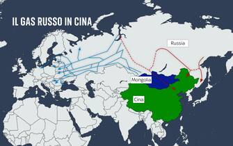 gas russo in cina