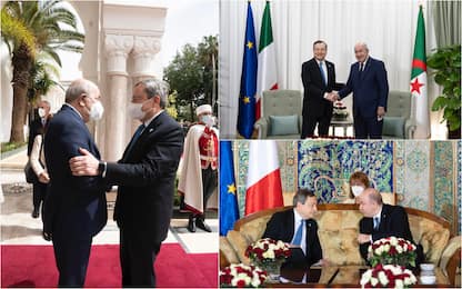 Gas, Draghi: "Accordo cooperazione Italia-Algeria su energia"