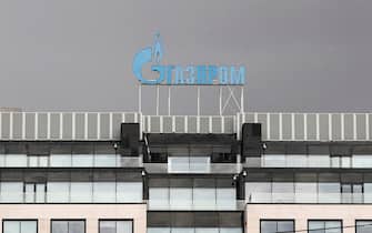 epa09912384 Gazprom building on Moskovsky Prospekt in St. Petersburg, Russia, 27 April 2022. Gazprom has completely suspended gas supplies to the Bulgarian company Bulgargaz and the Polish PGNiG. The reason is due to their failure to pay in rubles in due time, it is said in a statement of the Russian holding.  On 23 March, Russian President Vladimir Putin ordered that unfriendly states must pay for Russian gas in rubles, saying that Moscow would refuse to accept payments under gas contracts with those states in 'compromised' currencies, particularly meaning dollars and euros.  EPA/ANATOLY MALTSEV