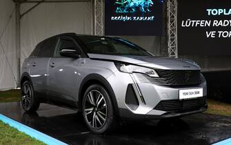 ISTANBUL, TURKEY - DECEMBER 16: New Peugeot 3008 is seen during their presentation at Istinye Life Park in Istanbul, Turkey on December 16, 2020. (Photo by Isa Terli/Anadolu Agency via Getty Images)