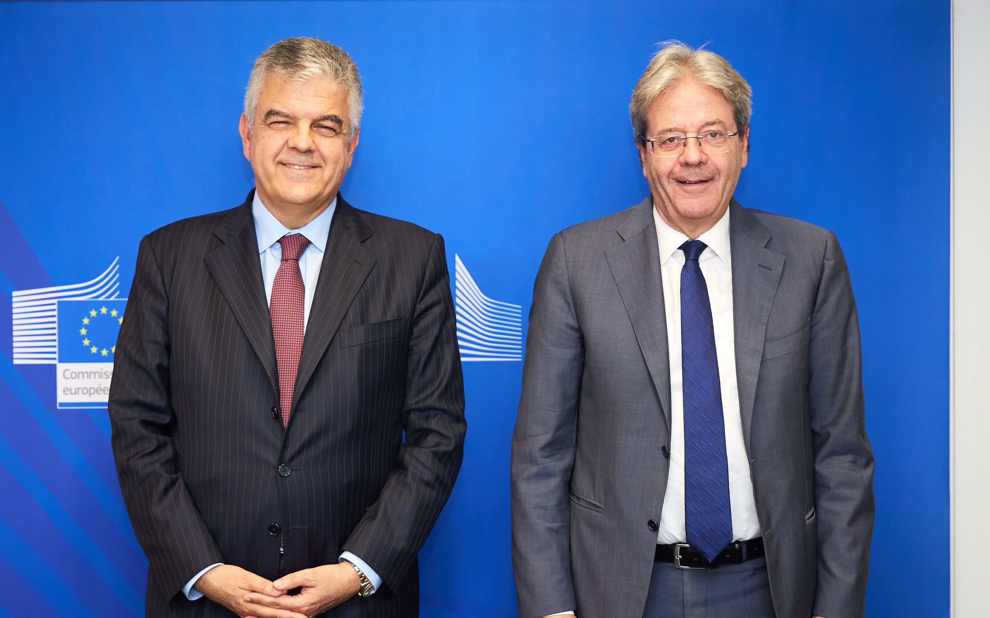 Ferraris insieme a Gentiloni