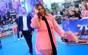LONDON, ENGLAND - JULY 05: Serena Williams attends the UK Gala Screening of Marvel Studios' Thor: Love and Thunder at Odeon Luxe Leicester Square on July 05, 2022 in London, England. (Photo by Gareth Cattermole/Getty Images for Disney)