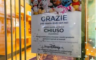 The closure of the last Disney Store on October 22, 2021 in Milan (Photo by Alessandro Bremec/NurPhoto via Getty Images)