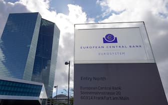 epa10169565 An exterior view of the European Central Bank (ECB) in Frankfurt am Main, Germany, 08 September 2022. The ECB Governing Council will hold a monetary policy meeting on 08 September during which they expected to raise interest rates for the second time this year to face inflation.  EPA/RONALD WITTEK