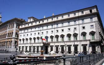 EXTERIOR OF PALAZZO CHIGI HEADQUARTERS OF THE GOVERNMENT IN PIAZZA COLONNA (ROME - 2012-07-10, Antonia Cesareo / Fotogramma) ps the photo can be used in respect of the context in which it was taken, and without the defamatory intent of the decorum of the people represented