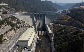 The Daivoes Hydroelectric dam and hydroelectric plant, part of the Tamega Electricity System, operated by Iberdrola SA, in Ribeira de Pena, Portugal, on Sunday, July 17, 2022. The Tamega Electricity System will be formed by three dams and three hydroelectric plants: Alto Tamega, Daivoes and Gouvaes. Photographer: Eduardo Leal/Bloomberg via Getty Images