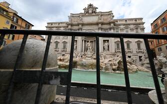 Fontana di Trevi, Roma, 25 maggio 2022.  ANSA / ETTORE FERRARI