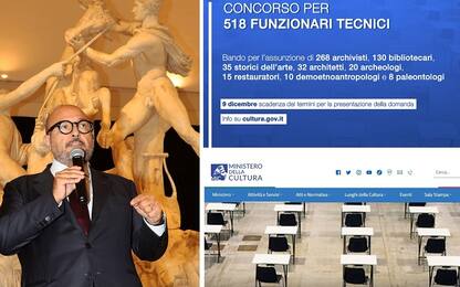 Concorso Ministero della Cultura 2022, si cercano 518 funzionari
