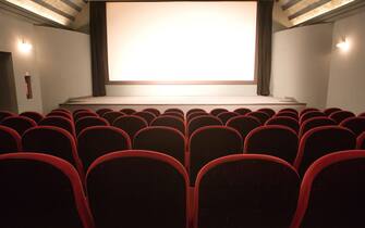 empty small cinema auditorium