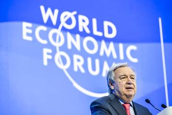 Davos 2023, Guterres: "Da big energia enorme bugia sul clima". LIVE