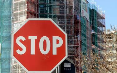 Milano, Stop al inanziamento dei cantieri con Superbonus Centodieci percento 110% (Milano - 2023-02-24, Maurizio Maule) p.s. la foto e' utilizzabile nel rispetto del contesto in cui e' stata scattata, e senza intento diffamatorio del decoro delle persone rappresentate