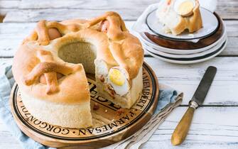 Casatiello (Easter bread from Naples, Italy)