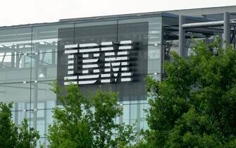 IBM Logo on Building