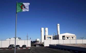 epa07286878 A view of the newly inaugurated liquefied industrial gas production plant of the private company Calgaz, at Ouargla, in southern Algeria, 14 January 2019 (Issued 15 January 2019). Calgaz plans to launch three other similar factories in 2019 and become the first Algerian producer of nitrogen and oxygen.  EPA/STR