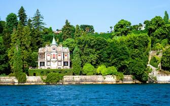 Luxury homes at the shores of Lago Maggiore, Italy/Switzerland
