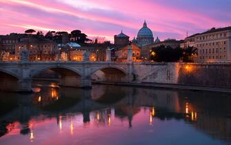 Rome, Vitorrio Emanuele II Bridge and Vatican City
