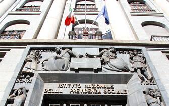 INPS (Istituto Nazionale della Previdenza Sociale) building in Milan, Italy