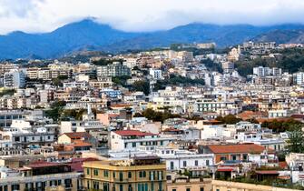 Views of Messina city centre, italy November 2022
