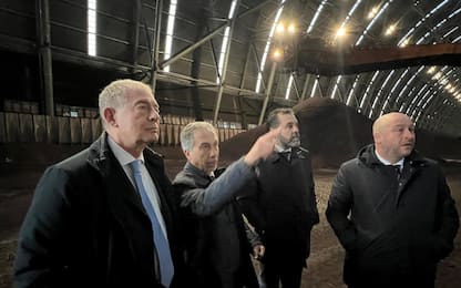 Ex Ilva, il ministro Urso in visita allo stabilimento di Taranto