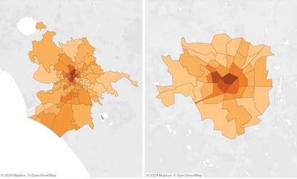 Da Milano a Roma: i quartieri più ricchi e più poveri delle città