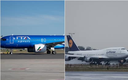 Lufthansa pronto a tagliare voli Italia-Usa per sì a unione con Ita