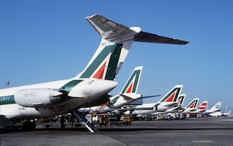 Alcuni aerei di Alitalia