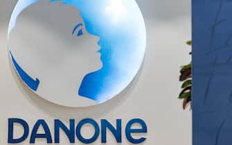 File photo - Illustration of Danone headquarters . Presentation of the Danone group's 2018 results. Paris, France on February 19, 2019. - Danone will cut as many as 2,000 jobs, including one in four positions at its global headquarters, as the world&#x92;s largest yogurt maker attempts to revive profitability amid the pandemic. Danone said Monday it&#x92;s considering moving global headquarter sites for its various businesses lines closer to the base of its French operations in Paris. Annual cost savings should reach 1 billion euros ($1.2 billion) by 2023, also fueled by more efficient purchasing. Photo by Mario Fourmy/ABACAPRESS.COM