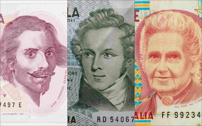 Lire italiane, chi c'era sulle vecchie banconote prima dell'Euro. FOTO