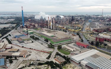 TARANTO, ITALY - APRIL 05: General views of Ilva plant on April 05, 2020 in Taranto, Italy. (Photo by Donato Fasano/Getty Images)