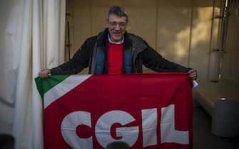 Il segretario generale della Cgil Maurizio Landini