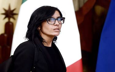 Italy's Minister of Public Administration Fabiana Dadone attends the new Cabinet's first meeting, on September 5, 2019 at Palazzo Chigi in Rome. - Prime Minister Giuseppe Conte on September 4 unveiled Italy's new government, a coalition of the anti-establishment Five Star Movement (M5S) and centre-left Democratic Party (PD). Conte, who remains at the helm after 14 months at the head of the outgoing populist government, presented 21 new ministers to be sworn in on September 5. (Photo by Filippo MONTEFORTE / AFP) (Photo credit should read FILIPPO MONTEFORTE/AFP via Getty Images)