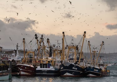 BRIXHAM, ENGLAND - MARCH 02:  Fishing boats moored in Brixham harbour  on March 2, 2016 in Devon, England. The UK's fishing industry is likely to be radically affected by the outcome of the EU referendum that the UK electorate will vote on June 23. Currently under the EU's Common Fisheries Policies (CFP), quotas are imposed on UK fishermen and it also grants equal access to other European fishing fleets to the UK 200-mile exclusive economic zone around the UK coastline whilst preserving a 12-mile zone for exclusive UK boats. However if the UK votes to leave the UK would regain full control over its 200-mile fishing zone, although bilateral agreement with other fishing nations could require granting access on a quid pro quo basis and there is uncertainty about the potential loss of export markets.  (Photo by Matt Cardy/Getty Images)
