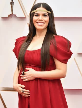 HOLLYWOOD, CALIFORNIA - FEBRUARY 09: America Ferrera attends the 92nd Annual Academy Awards at Hollywood and Highland on February 09, 2020 in Hollywood, California. (Photo by Amy Sussman/Getty Images)