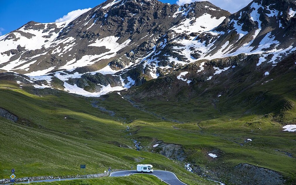 Viaggio in camper attraverso il Passo dello Stelvio