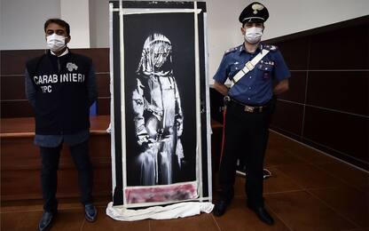L’opera di Banksy rubata al Bataclan sarà esposta a Roma