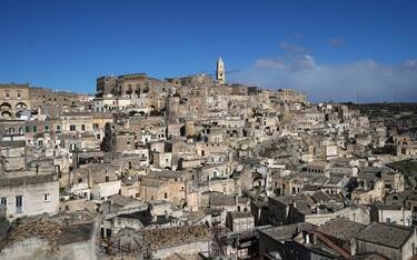MATERA, ITALY - FEBRUARY 13: A general scenes of the 'Sassi di Matera'. Matera is a city in Southern Italy which is the 2019 European Capital of Culture on February 13, 2019 in Matera, Italy. (Photo by Vittorio Zunino Celotto/Getty Images)