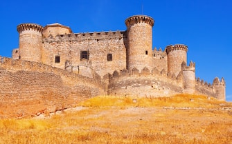 Belmonte castle in Belmonte.  Cuenca, Spain