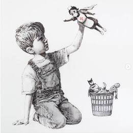 Asta record per Banksy: opera venduta a 19,4 milioni