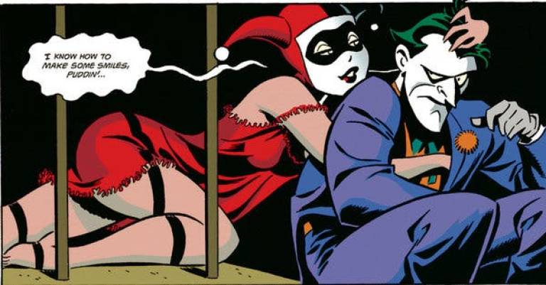 Harley Quinn e Joker in Mad Love (Paul Dini e Bruce Timm) Joker