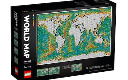 LEGO World Map, 11mila pezzi per personalizzare il proprio planisfero