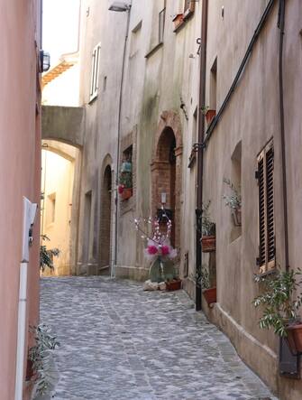 Uno scorcio del borgo di Pale, frazione del comune di Foligno in Umbria