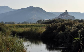 Una veduta del borgo di Posada, in Sardegna