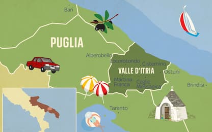 Puglia ‘on the road’, i 20 trulli più suggestivi della Valle d'Itria