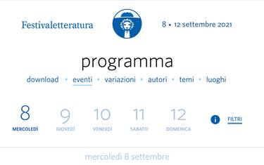 Screen da pagina web del Festival di Mantova