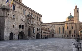 Ascoli Piceno Coronavirus: Ascoli Piceno deserta
